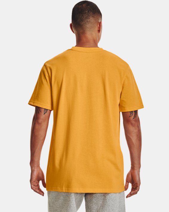 Men's UA Endorsed Heavyweight Short Sleeve in Yellow image number 1